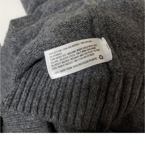 NEW! Hooded Solid Pullover Sweater, Heather Gray. Goodfellow Soft Medium Weight - Picture 4 of 7